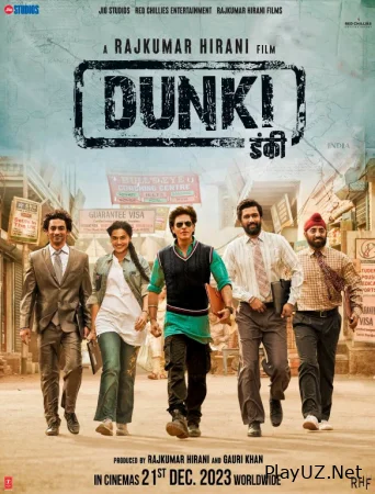 Dunki Hind kino Uzbek tilida O'zbekcha 2023 tarjima kino HD skachat