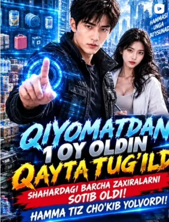 Qiyomatdan 1 oy oldin qayta tug'ildi  1-2-3-4-5-6-7-10-20-30-50-60-70-80-90-95 Qism drama koreya seriali uzbek tilida Barcha qismlar 2026 HD skachat